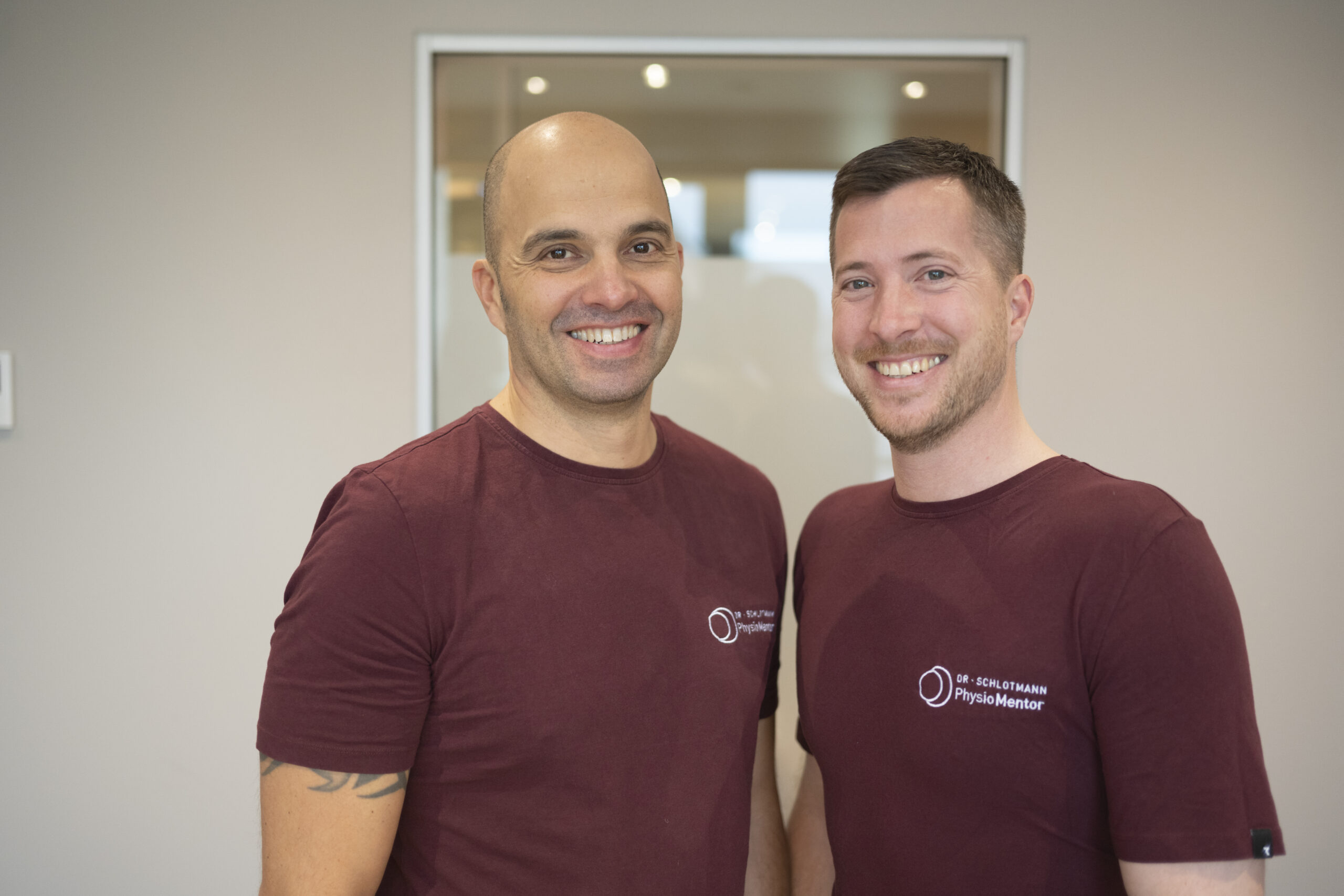 Unsere Physiotherapeuten Daniel Schaeffler und Gerrit Lueneborg – PhysioMentor